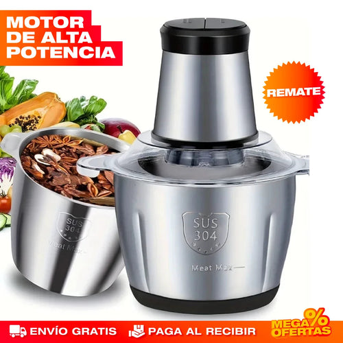 Molino picador y procesador de alimentos multifuncional